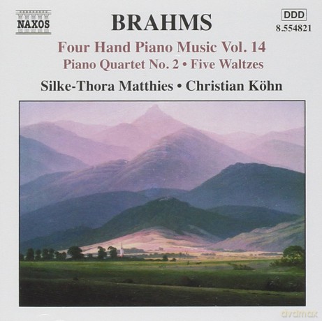 Johannes Brahms: Brahms - Four Hand Piano Music, Vol 14 [CD]