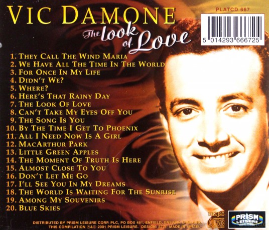 Vic Damone: The Look Of Love [CD]