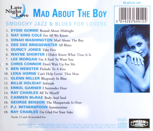 Late Night Love: Mad About The Boy [CD]