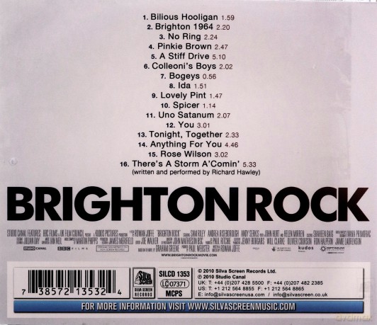 Martin Phipps: Brighton Rock Ost [CD]
