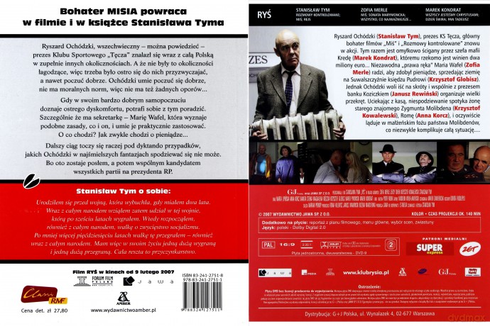 Ryś (książka+płyta) [DVD]