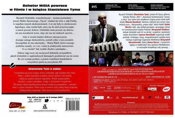 Ryś (książka+płyta) [DVD]