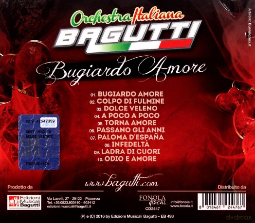 Orchestra Bagutti: Bugiardo Amore [CD]