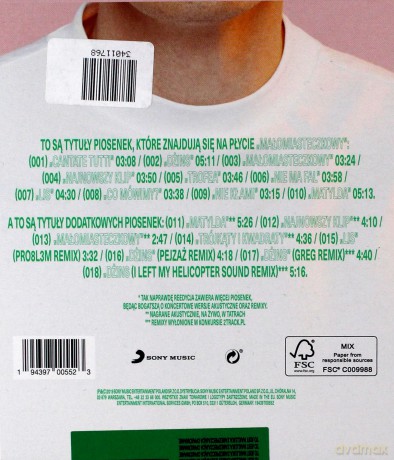 Dawid Podsiadło: Re:Małomiasteczkowy (ecopack) [CD]