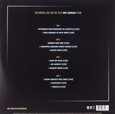 Sting: My Songs (Special Edition) [2xWinyl]