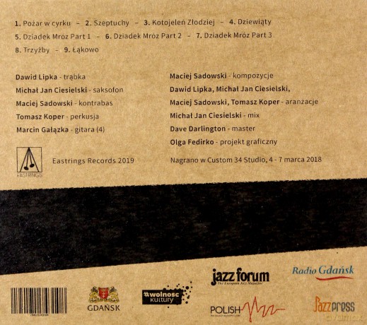 Maciej Sadowski Kwadrat: Jazz dla zwierząt (digipack) [CD]