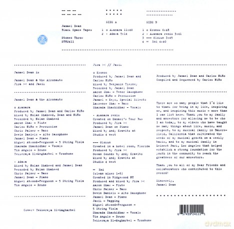 Jamael Dean: Black Space Tapes [Winyl]