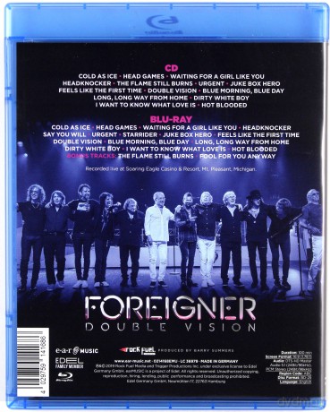 Foreigner: Double Vision Then And Now [Blu-Ray]+[CD]
