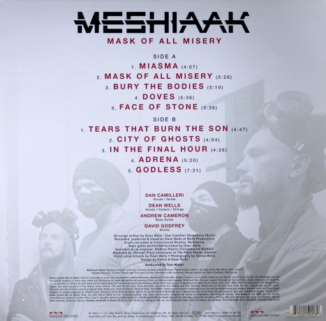 Meshiaak: Mask Of All Misery Red [Winyl]