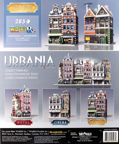 Wrebbit puzzle 3D 285 el Urbania Cafe [PUZZLE]