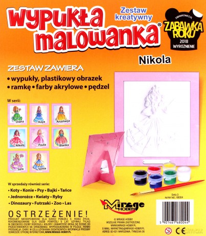 Wypukła Malowanka - Księżniczka Nikola