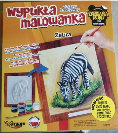 Wypukła Malowanka - Zoo Zebra