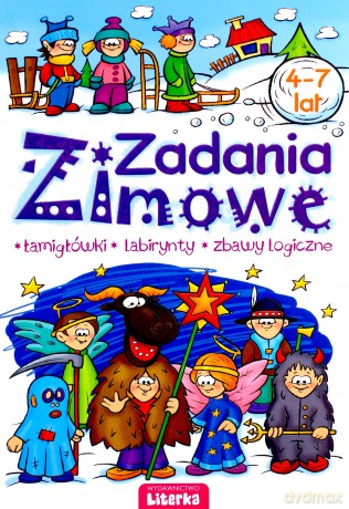 Zadania Zimowe. Łamigłówki, labirynty 4-7 lat [KSIĄŻKA]