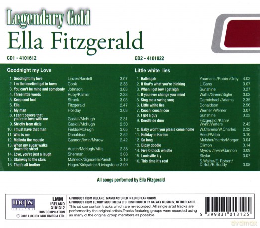 Ellie Fitzgerald: Legendary Gold [2CD]