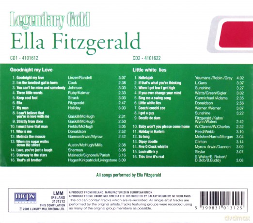 Ellie Fitzgerald: Legendary Gold [2CD]
