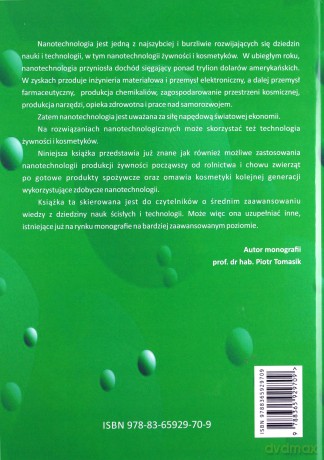 Zarys nanotechnologii zywności i kosmetyków - Piotr Tomasik [KSIĄŻKA]