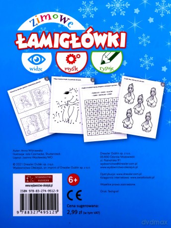 Zimowe łamigłówki - Anna Wiśniewska [KSIĄŻKA]