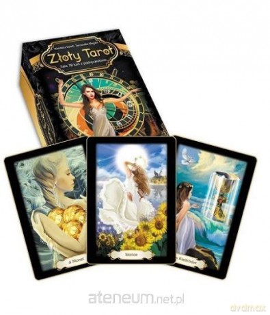 Złoty tarot - Wróżbita Soleil, Tarocistka Magda [KSIĄŻKA]+[KARTY]