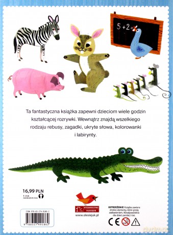Zwierzęta. Gry i zabawy - Alain Gree [KSIĄŻKA]