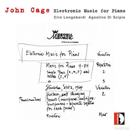 Ciro Longobardi: Cage: Electronic Music for Piano [CD]