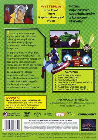 Avengers: Potęga i moc część 1 [DVD]