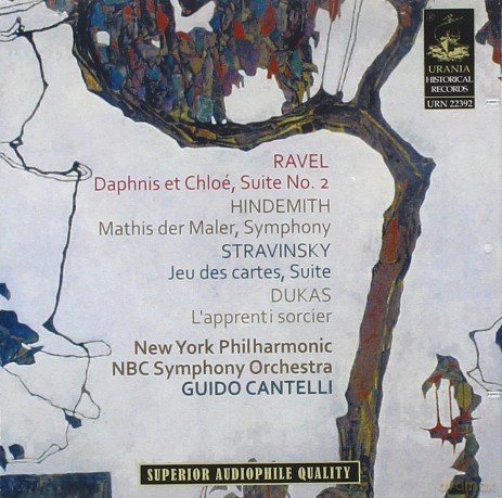 Nbc Symphony Orchestra: Cantelli Conducts Ravel, Hindemith, Dukas [CD]
