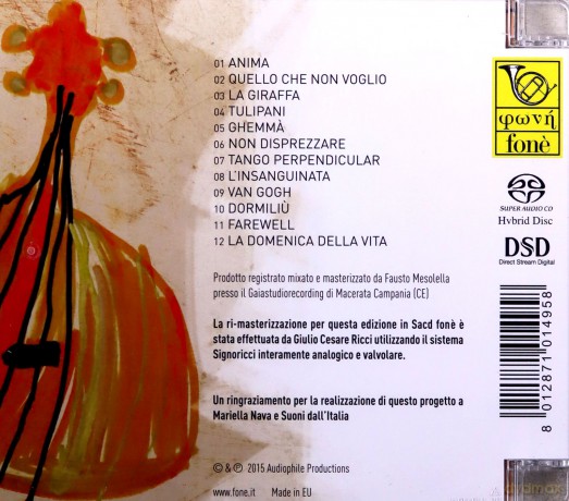 Fausto Mesolella: Canto Stefano [CD]