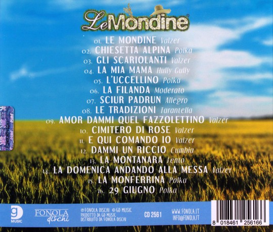 Mondine Le: Canzoni D'Altri Tempi Vol.1 [CD]