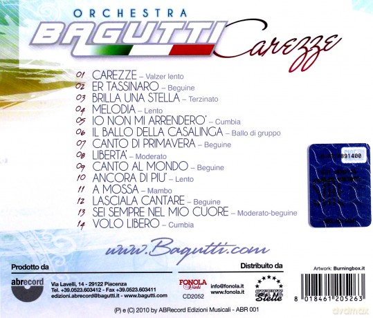 Orchestra Bagutti: Carezze [CD]