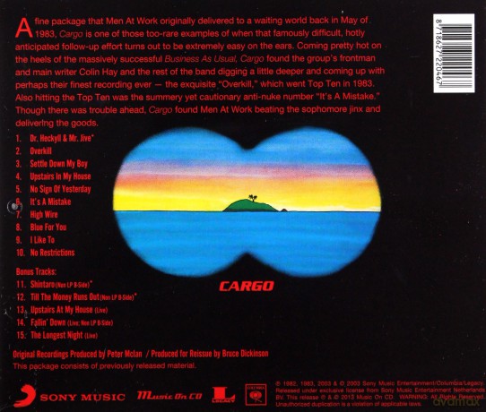 Men at Work: Cargo [CD]
