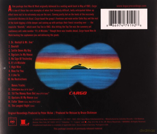 Men at Work: Cargo [CD]