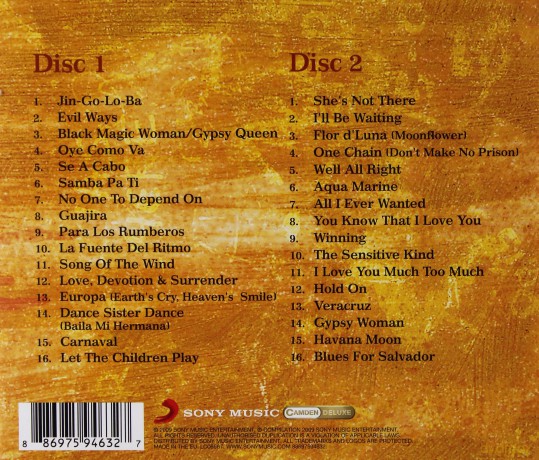 Carlos Santana: Carnaval: The Best of Santana [2CD]