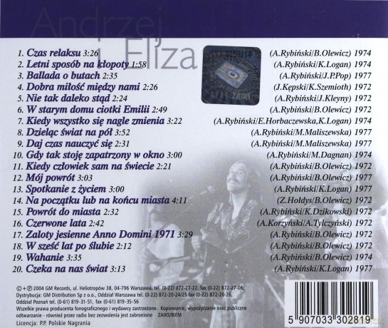Andrzej I Eliza: Platynowa Kolekcja [CD]