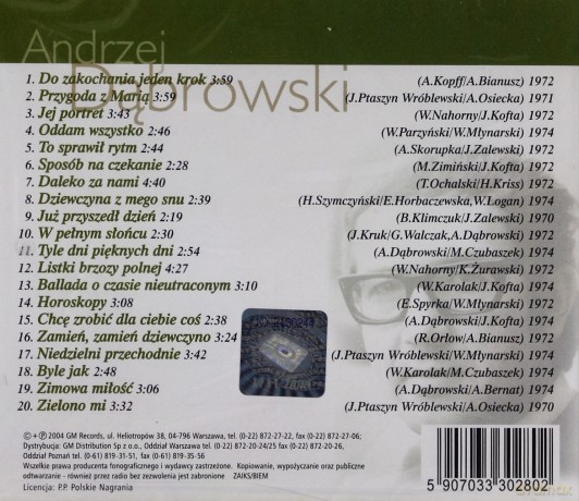 Andrzej Dąbrowski: Platynowa Kolekcja [CD]