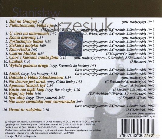 Stanisław Grzesiuk: Platynowa Kolekcja [CD]
