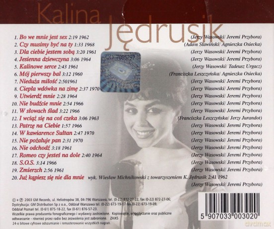 Kalina Jędrusik: Platynowa Kolekcja [CD]