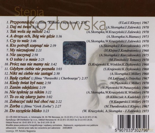 Stenia Kozłowska: Platynowa Kolekcja [CD]