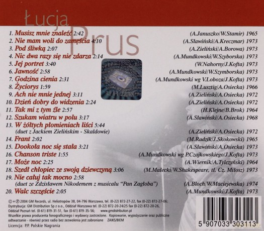Łucja Prus: Platynowa Kolekcja [CD]