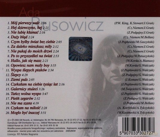 Ada Rusowicz: Platynowa Kolekcja [CD]