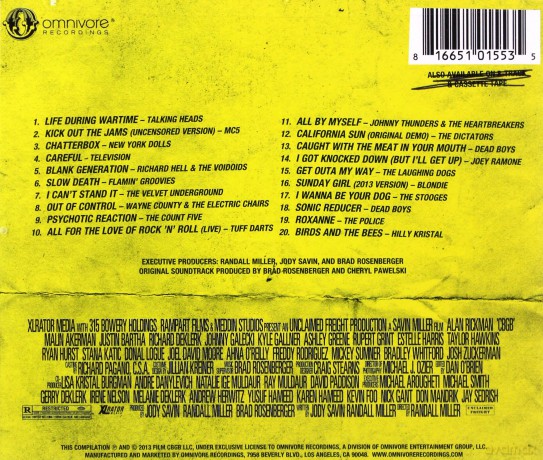 Cbgbs Original Motion Picture Soundtrack [CD]