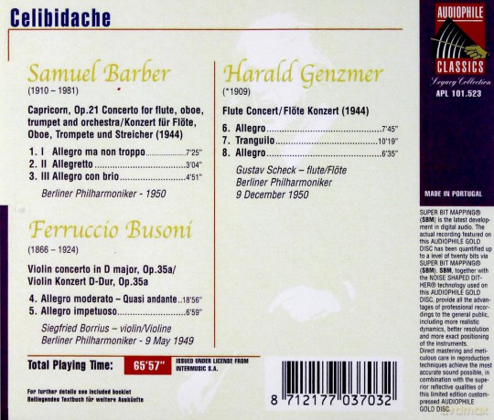 Celibidache Berlin 1949-1950 [CD]