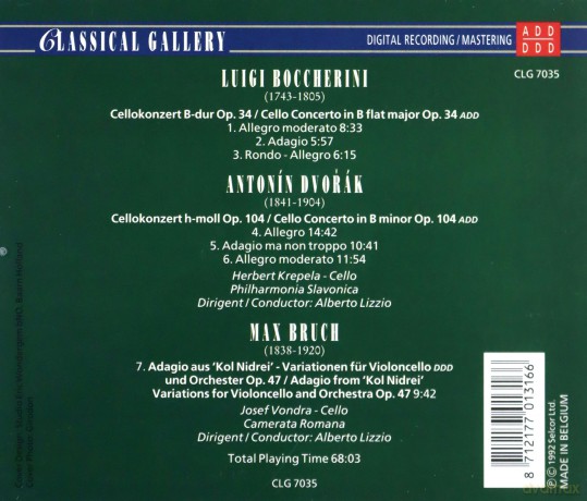 Boccherini: Cello Concertos [CD]