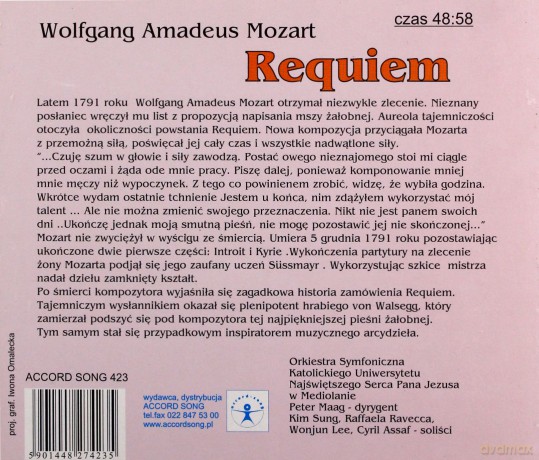Mozart: Requiem Perły Klasyki [CD]
