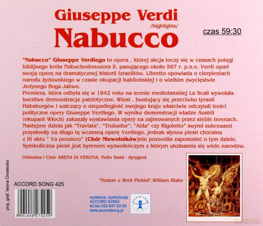 Verdi: Nabuco Perły Klasyki [CD]
