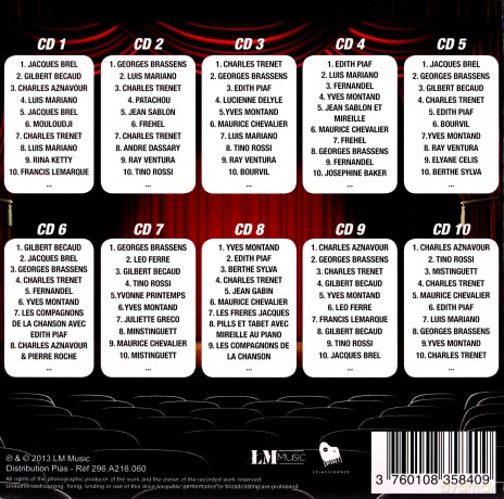 Chanson Francaise [10CD]