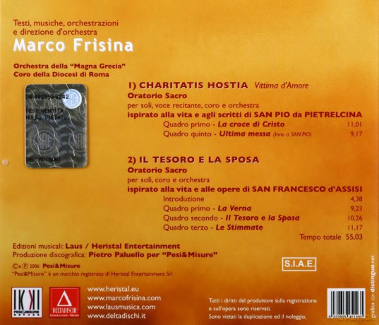 Marco Frisina: Charitatis Hostia: Vittima D [CD]