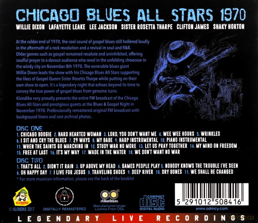Chicago Blues All Stars 1970 [2CD]