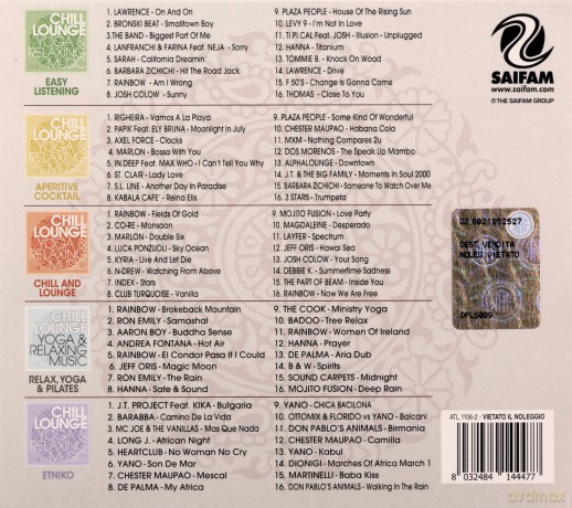Chill Lounge Yoga Relaxing [5CD]