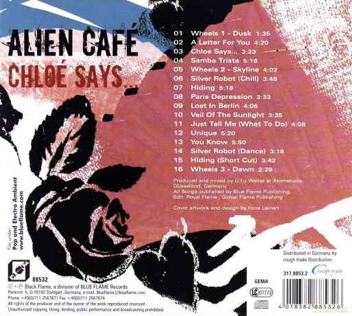 Alien Cafe: Chloe Says... [CD]