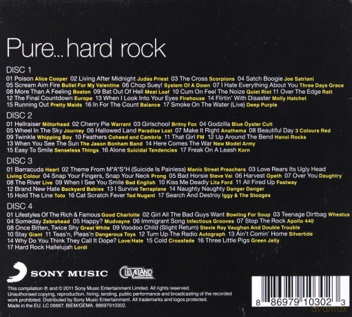 Pure... Hard Rock (digipack) [4CD]